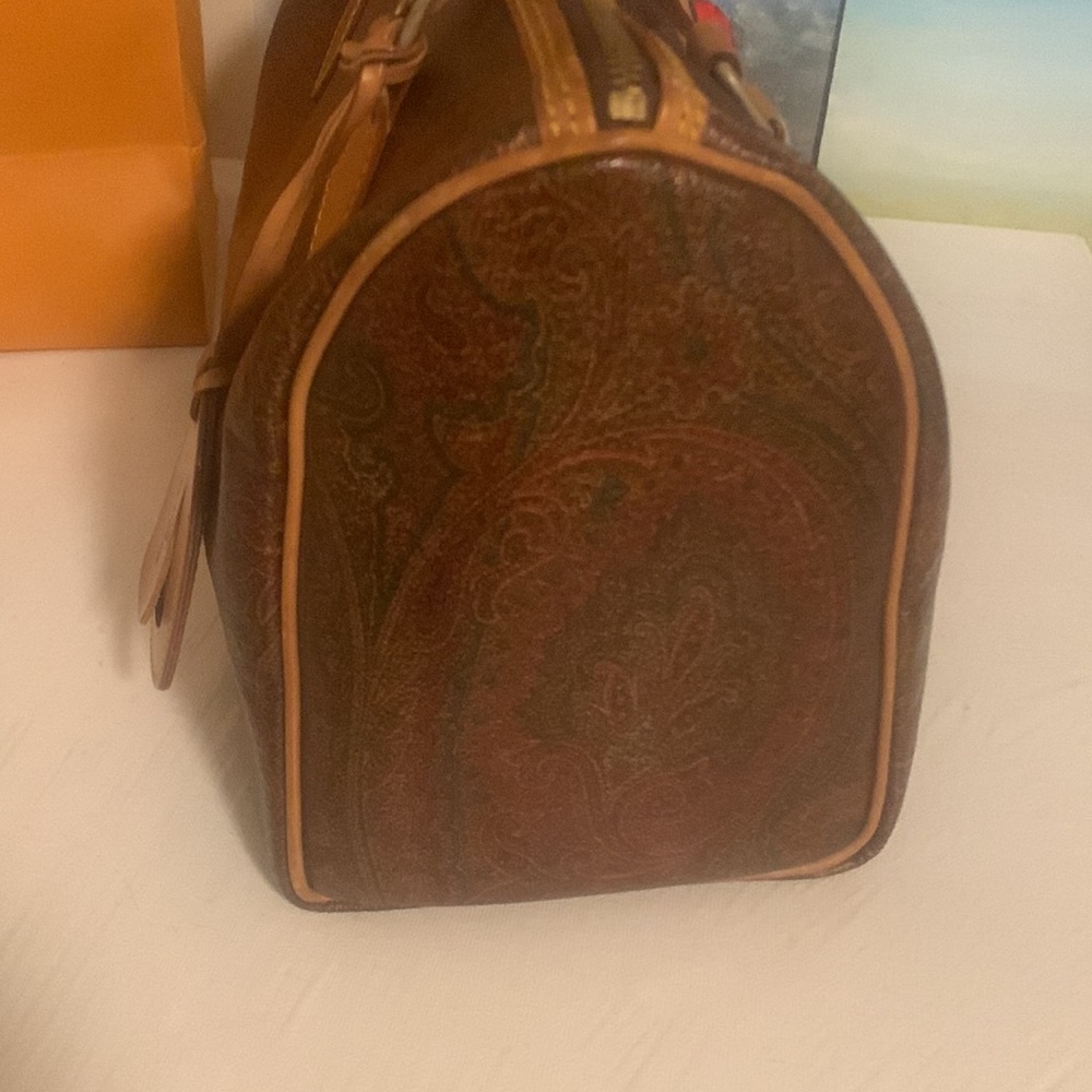 ETRO Milano speedy style handbag. Paisley pattern - Picture 4 of 12